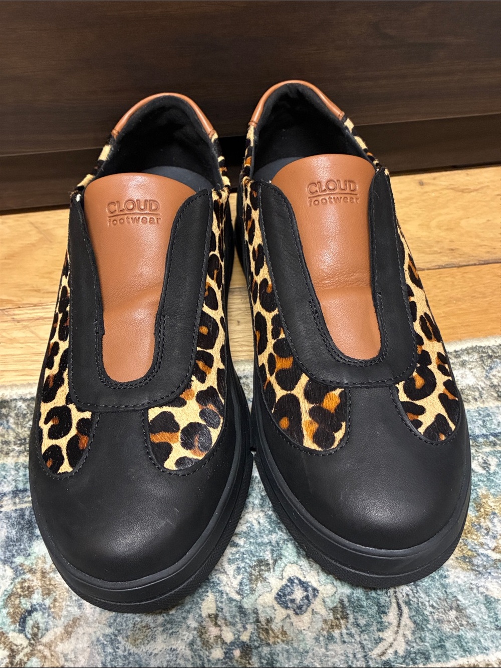 CLOUD Animal Print Leopard Slip-On Sneakers EU39 US8
